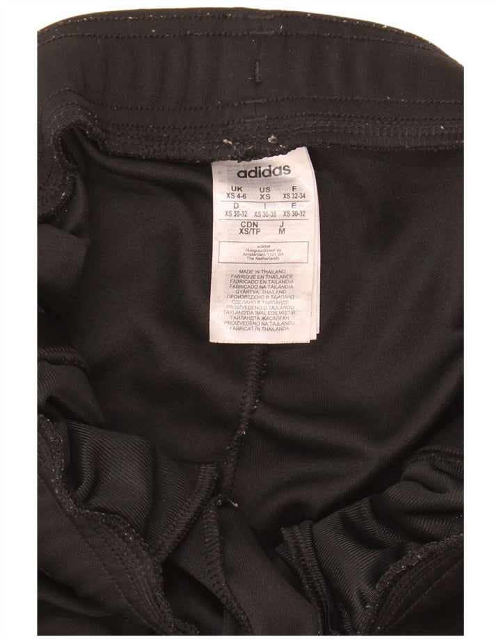 ADIDAS Womens Aeroready Tracksuit Trousers UK 4/6 XS Black Polyester