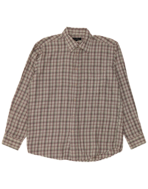 JAMES PRINGLE Mens Shirt Medium Multicoloured Check Polyester