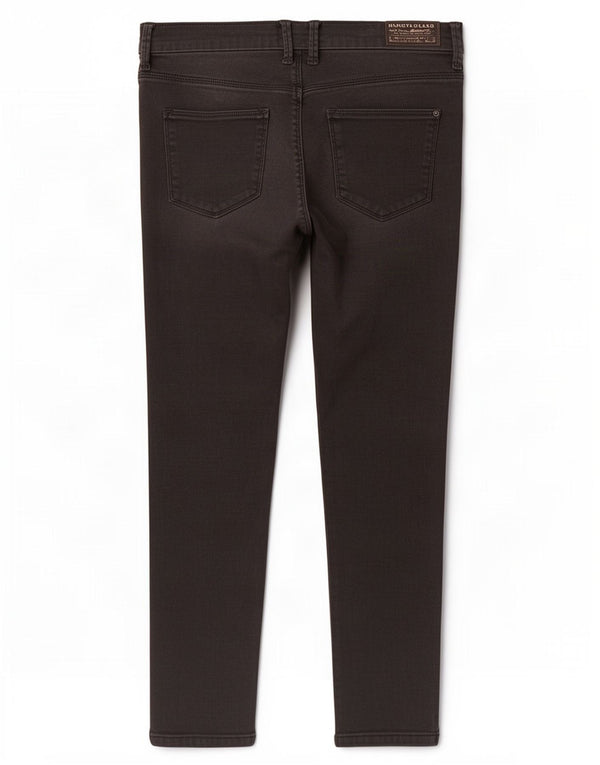 Marks & Spencer Womens Slim Jeans UK 14 Large W32 L26 Black Cotton