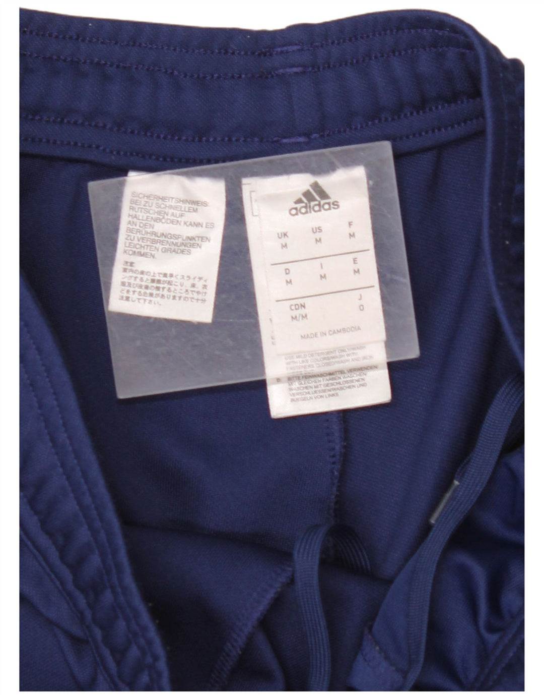 ADIDAS Mens Climacool Tracksuit Trousers Medium  Navy Blue Polyester