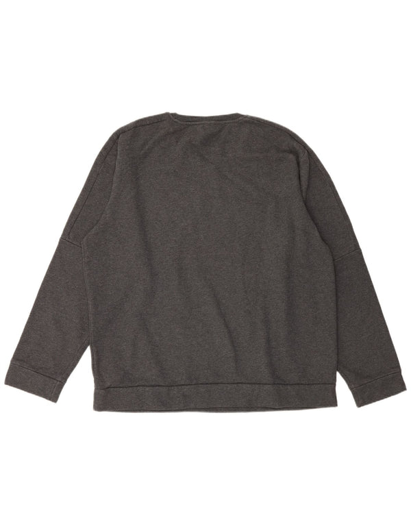 Adidas Mens Sweatshirt Jumper XL Grey Cotton