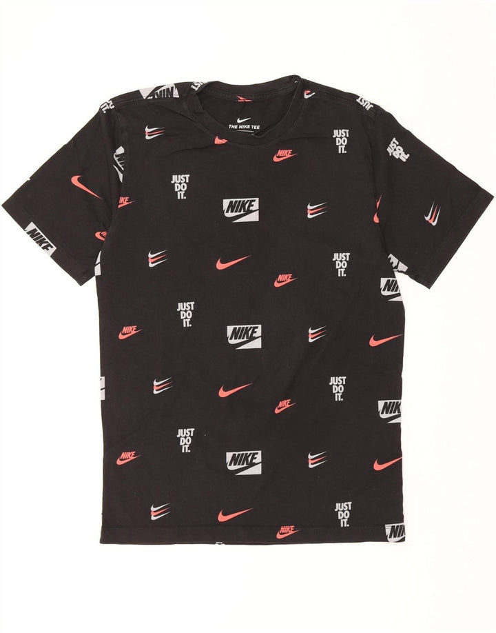NIKE Mens Graphic T-Shirt Top Small Black Cotton Vintage Nike and Second-Hand Nike from Messina Hembry 