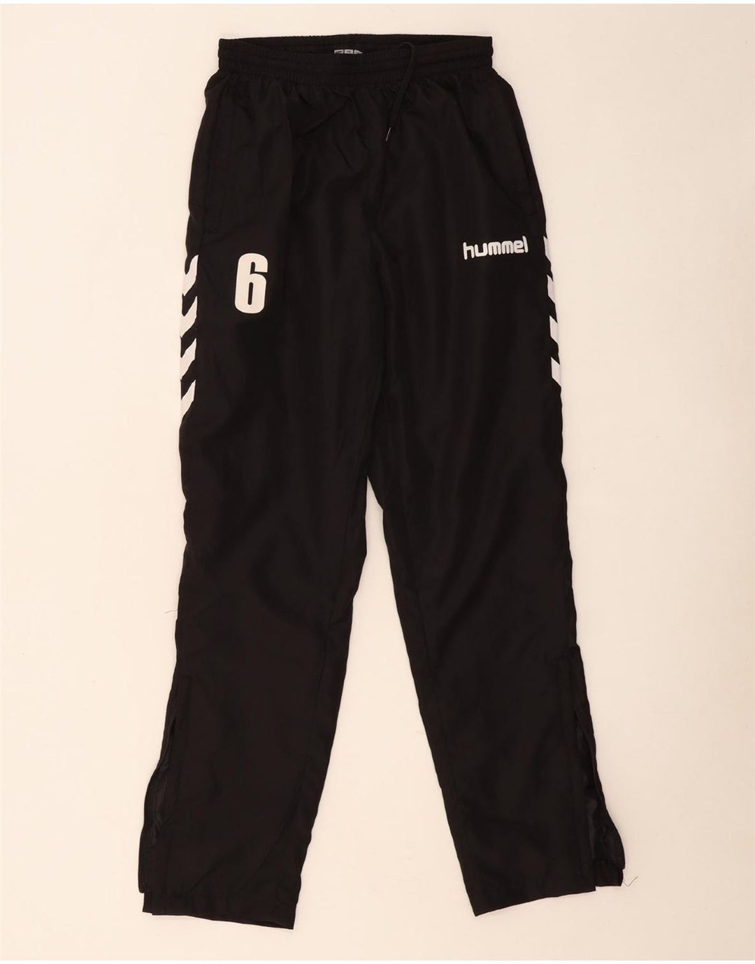 HUMMEL Mens Graphic Tracksuit Trousers Small  Black Polyester
