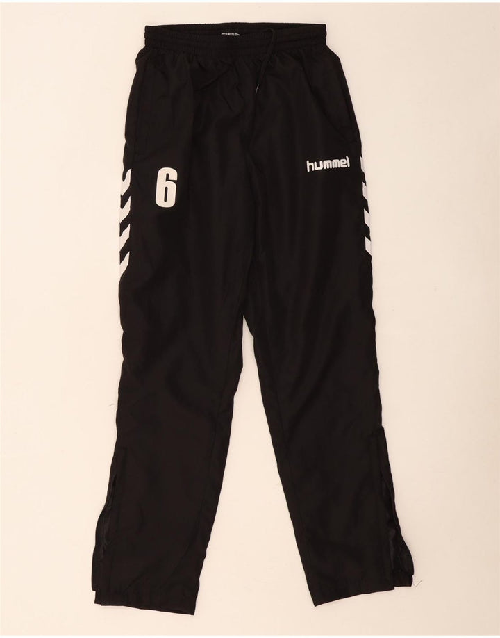 HUMMEL Mens Graphic Tracksuit Trousers Small  Black Polyester