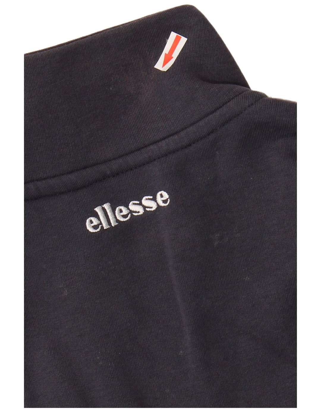 Ellesse Mens Graphic Tracksuit Top Jacket XL Navy Blue Colourblock Cotton