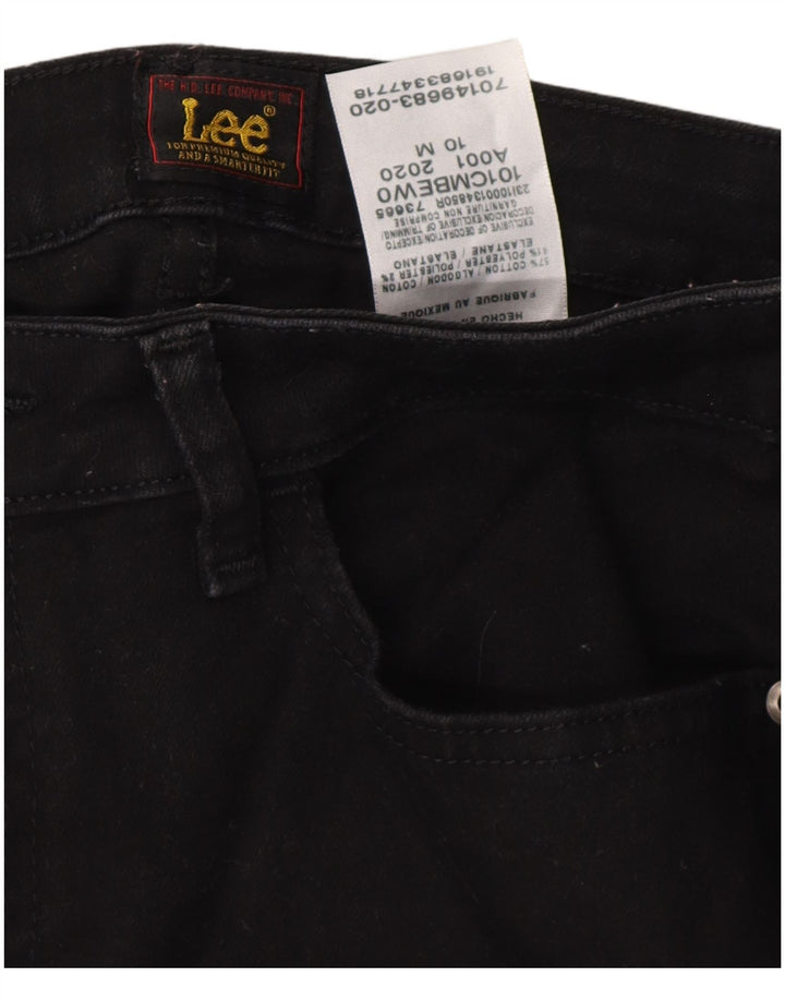 LEE Womens Bootcut Jeans US 10 Large W32 L32 Black Cotton