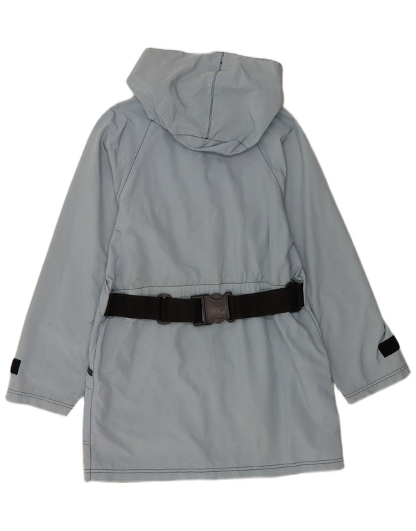 REFRIGIWEAR Mens Hooded Windbreaker Jacket UK 34 XS Blue Polyamide