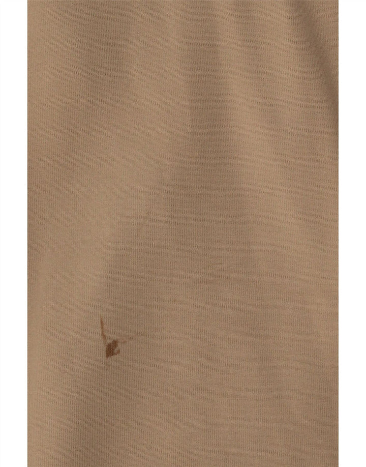Adidas Mens Top Long Sleeve XL Beige Cotton