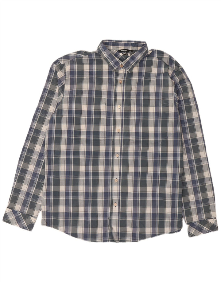 Rohan Mens Shirt XL Blue Check Polyester