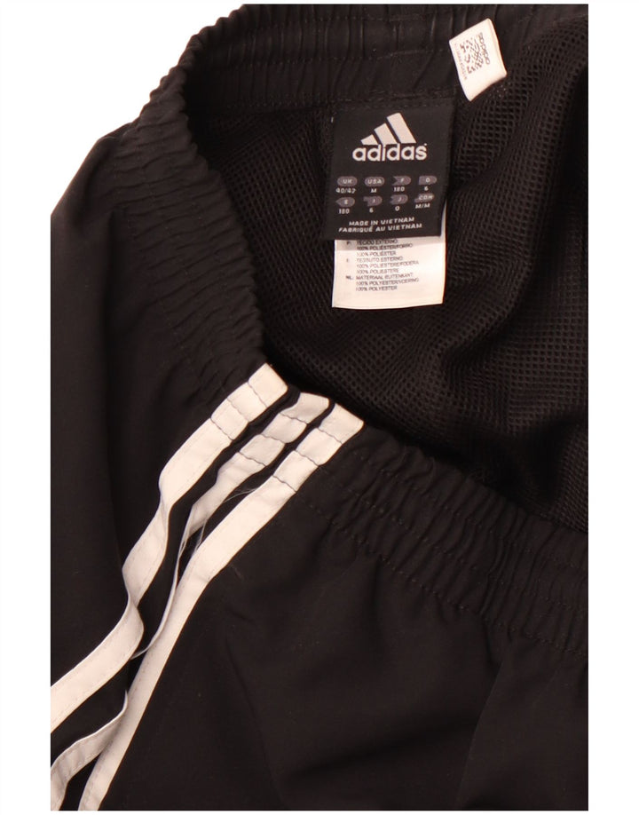ADIDAS Mens Tracksuit Trousers Joggers UK 40/42 Medium Black Colourblock
