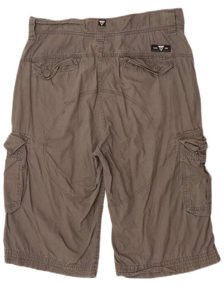 O'Neill Mens Cargo Shorts W30 Medium Grey Cotton