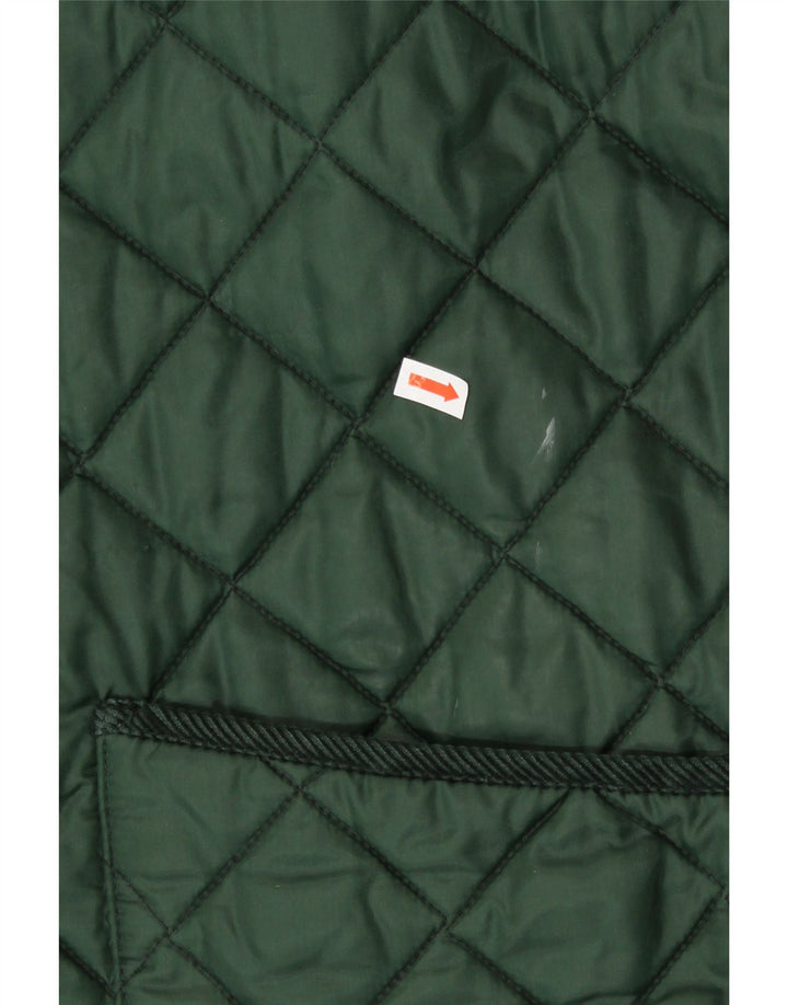Henri Lloyd Mens Quilted Jacket UK 40 Large Green Nylon