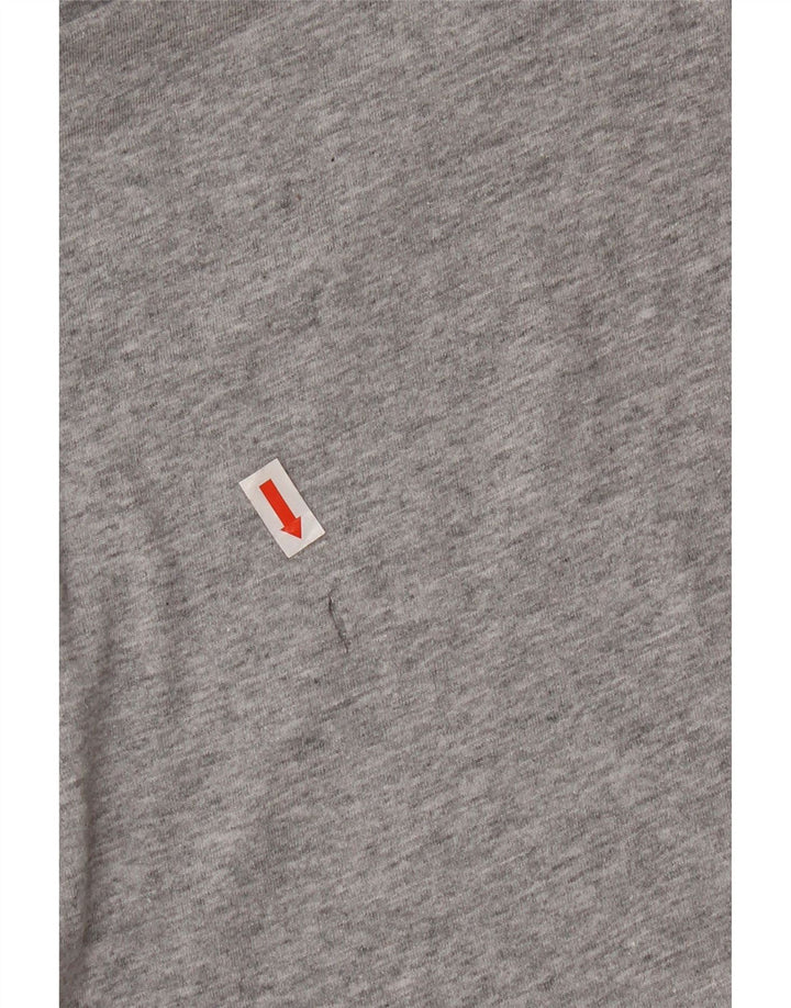 Nike Mens Graphic T-Shirt Top Small Grey Flecked Cotton