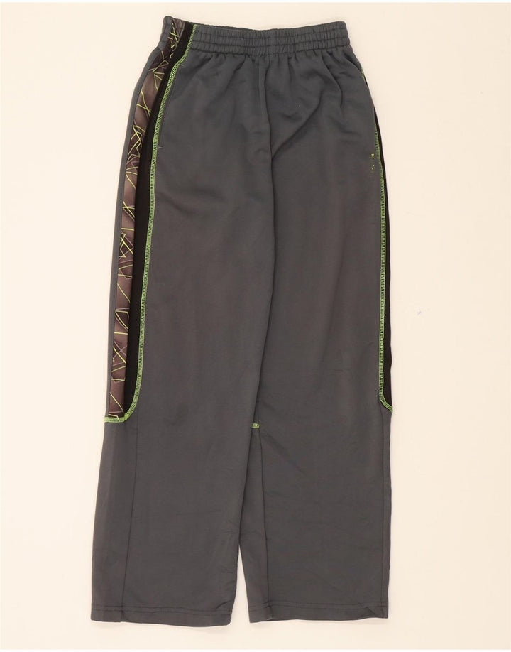 REEBOK Boys Tracksuit Trousers 11-12 Years Medium Grey Colourblock Vintage Reebok and Second-Hand Reebok from Messina Hembry 