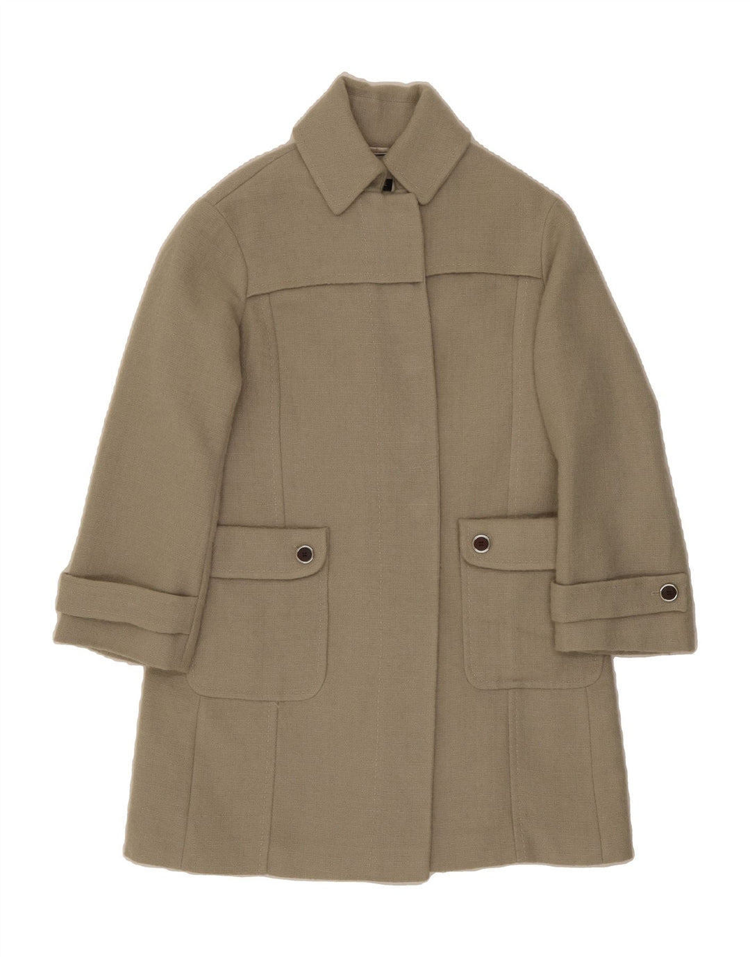 MASSIMO DUTTI Womens Overcoat EU 44 XL Grey Wool Vintage Massimo Dutti and Second-Hand Massimo Dutti from Messina Hembry 