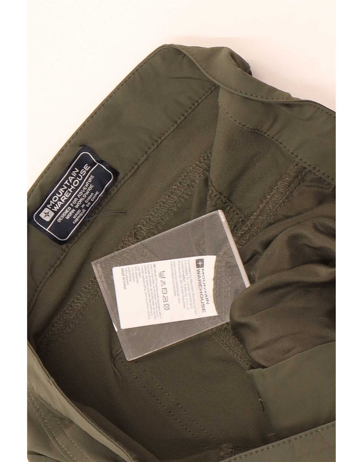 Mountain Warehouse Mens Slim Cargo Trousers W30 L28 Khaki Polyamide