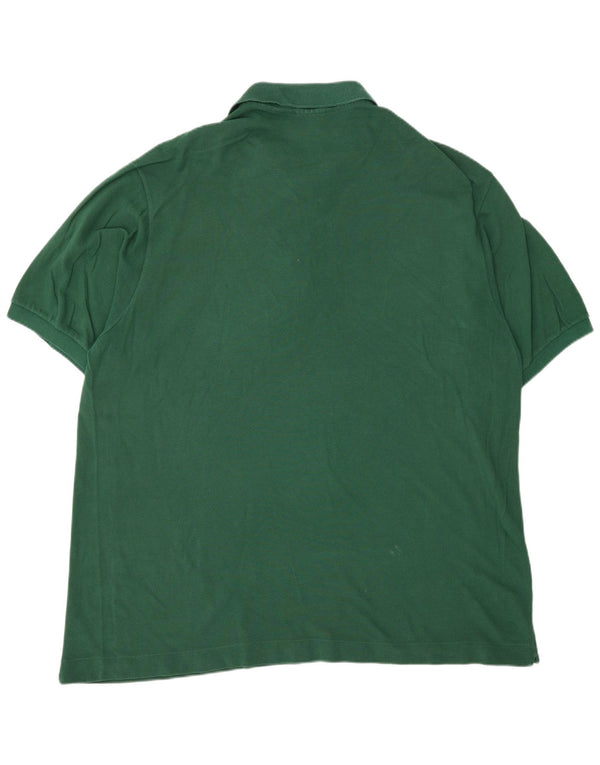 LACOSTE Mens Polo Shirt Size 8 3XL Green Cotton