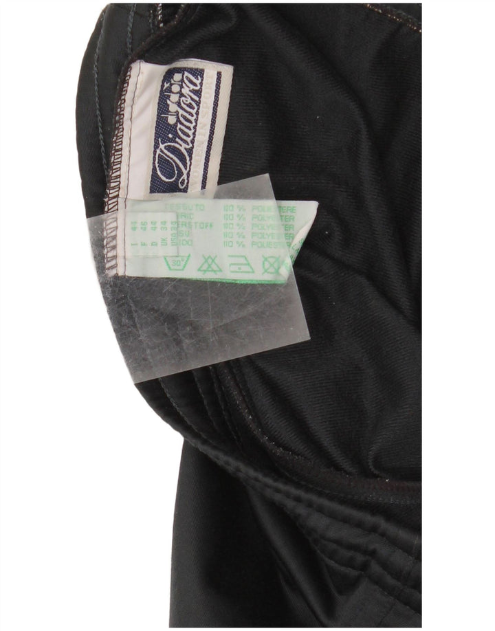 Diadora Mens Tracksuit Trousers Large  Black Polyester