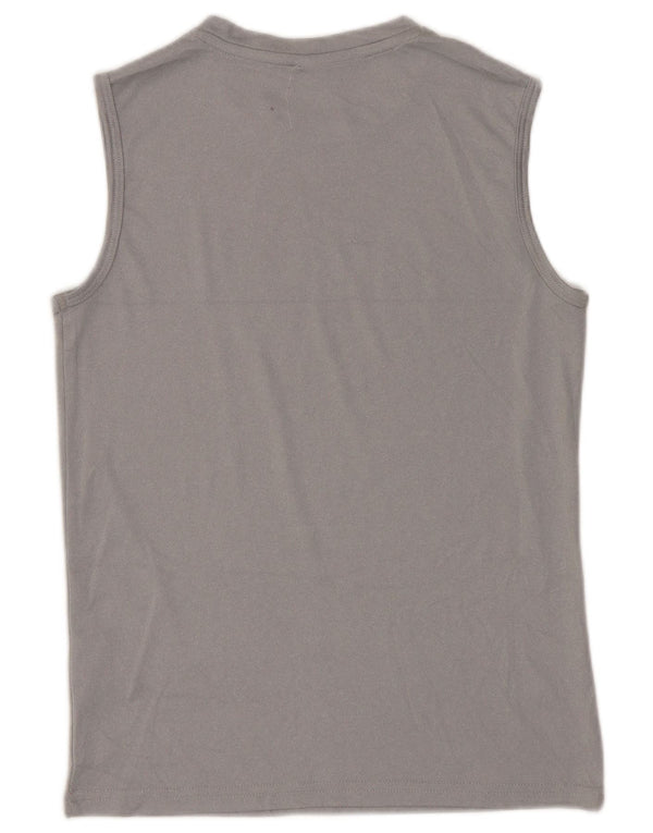 Puma Boys Graphic Vest Top 10-11 Years Medium  Grey Polyester