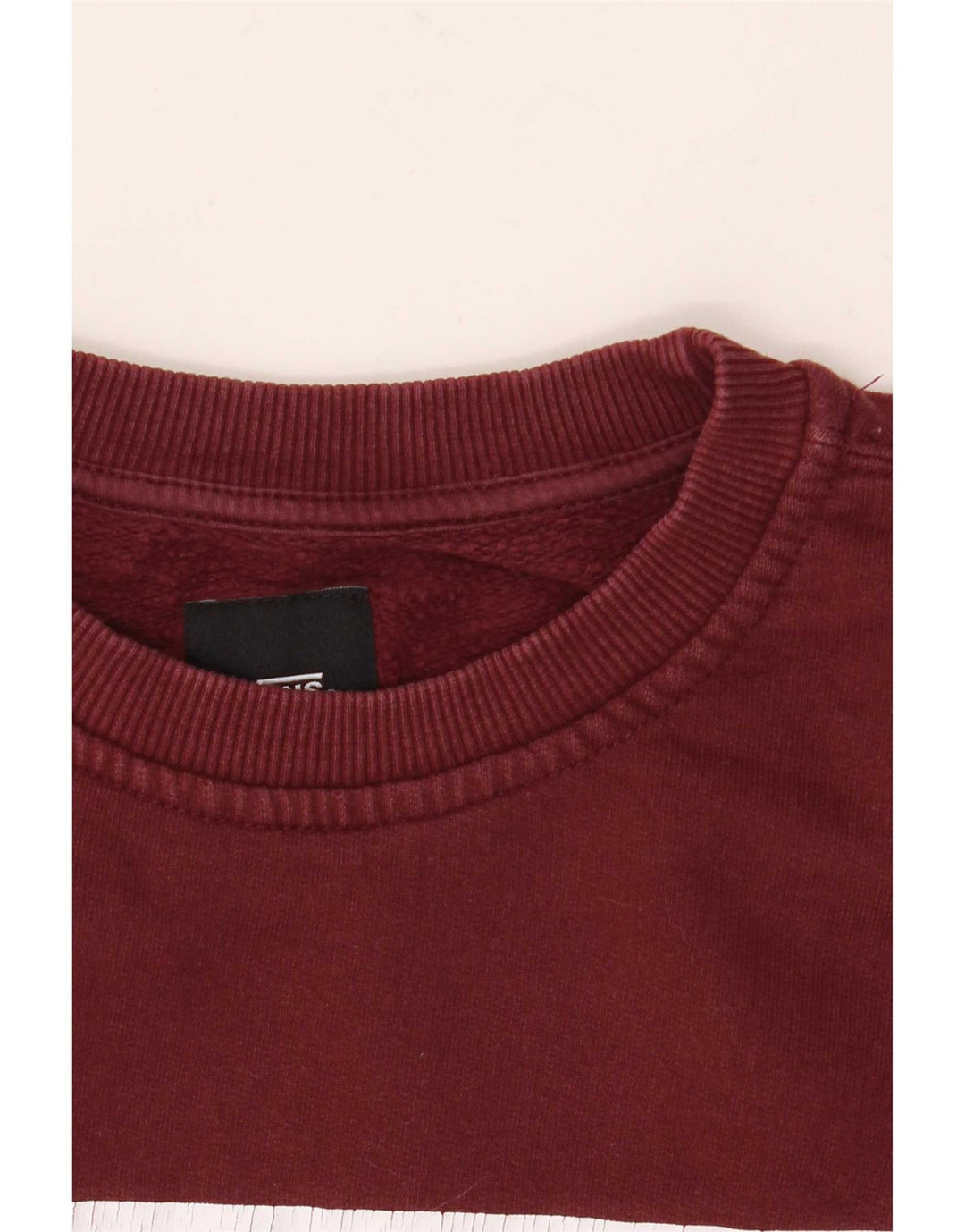 Vans Mens Graphic Sweatshirt Jumper Medium Burgundy