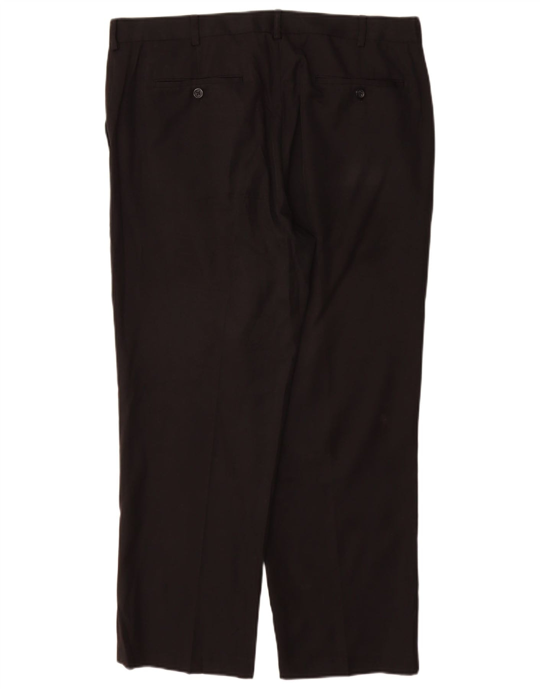 IZOD Mens Straight Suit Trousers W36 L29 Black Polyester