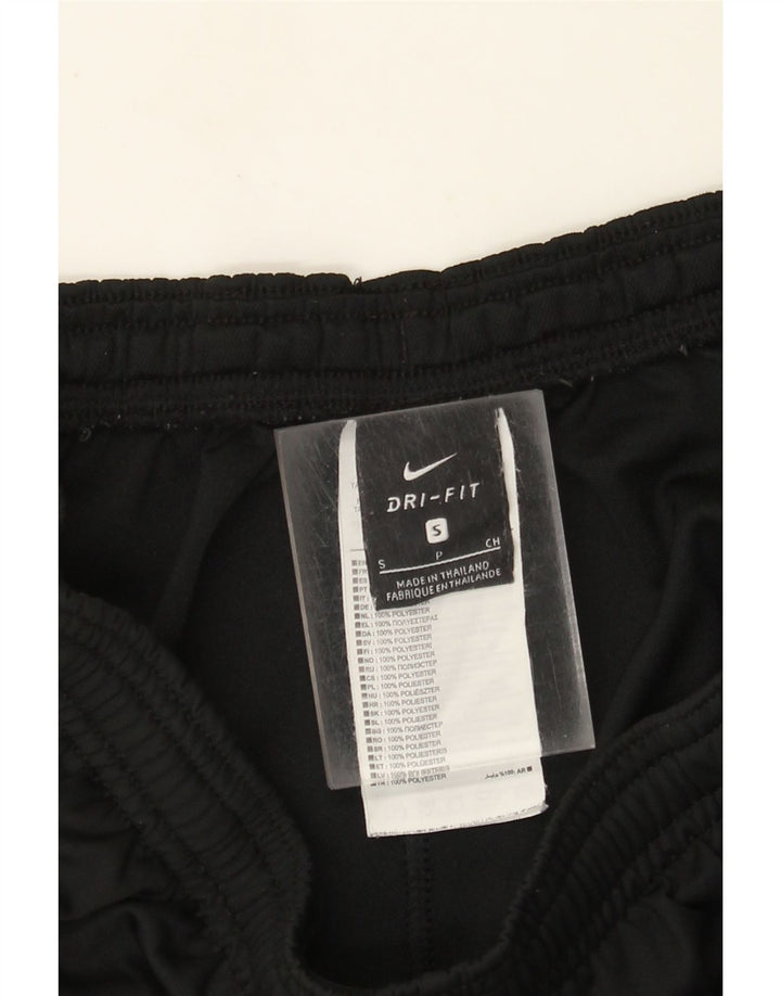 Nike Mens Dri Fit Tracksuit Trousers Small  Black Polyester