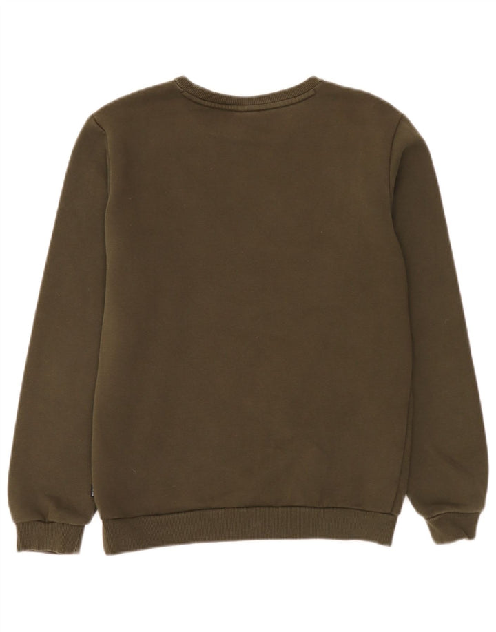 Puma Boys Graphic Sweatshirt Jumper 13-14 Years Khaki