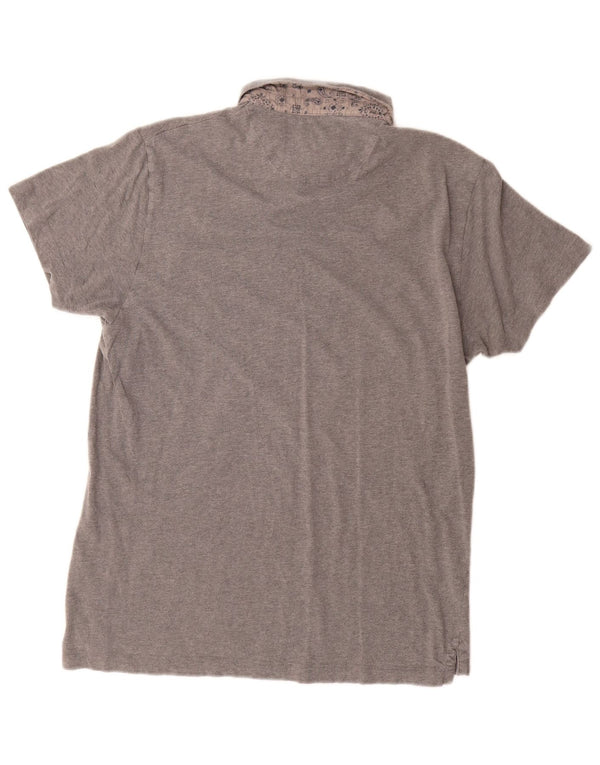 Woolrich Mens Polo Shirt XL Grey Cotton