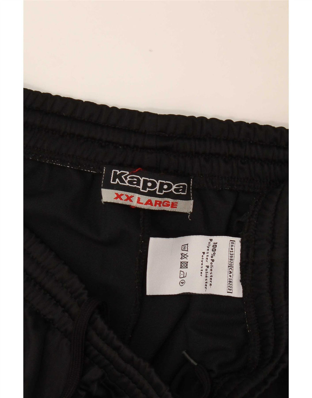 Kappa Mens Tracksuit Trousers 2XL Black