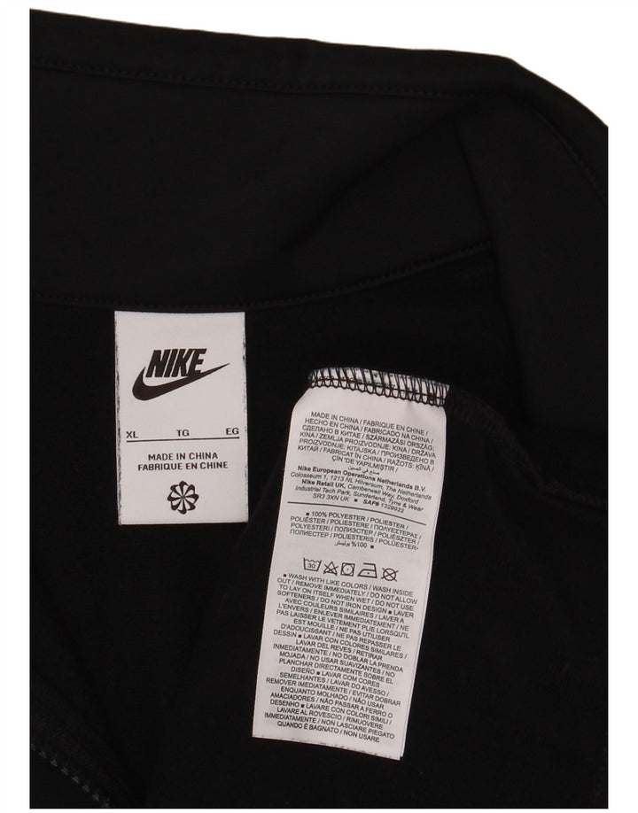 Nike Mens Tracksuit Top Jacket XL Black Polyester