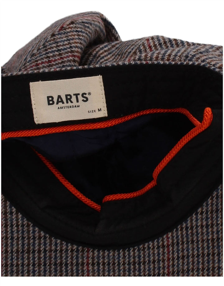 Barts Womens Flat Cap Medium Grey Houndstooth Classic