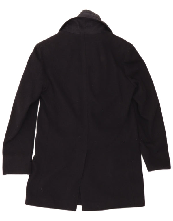 Fay Boys Overcoat 11-12 Years Navy Blue Wool
