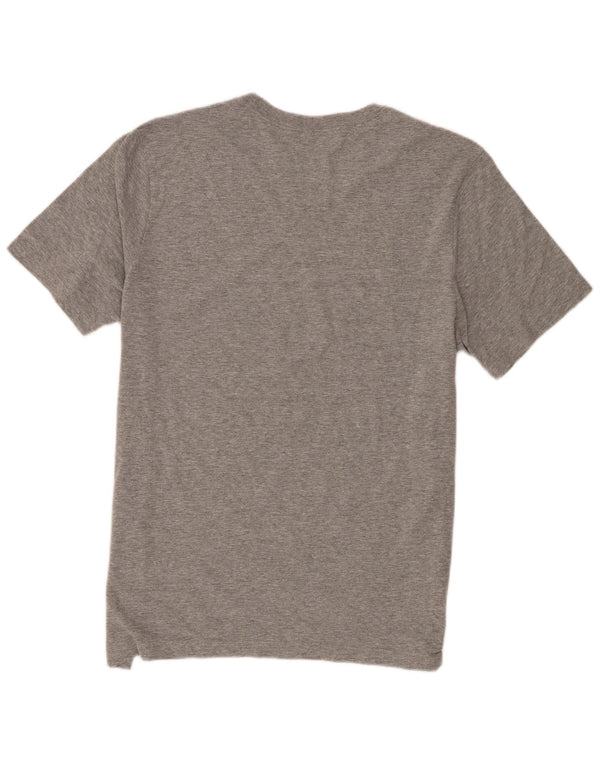 Nike Mens Graphic T-Shirt Top Large Grey Flecked Cotton
