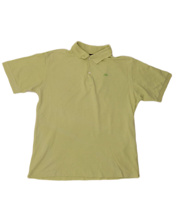 Kappa Mens Polo Shirt Large Green Cotton
