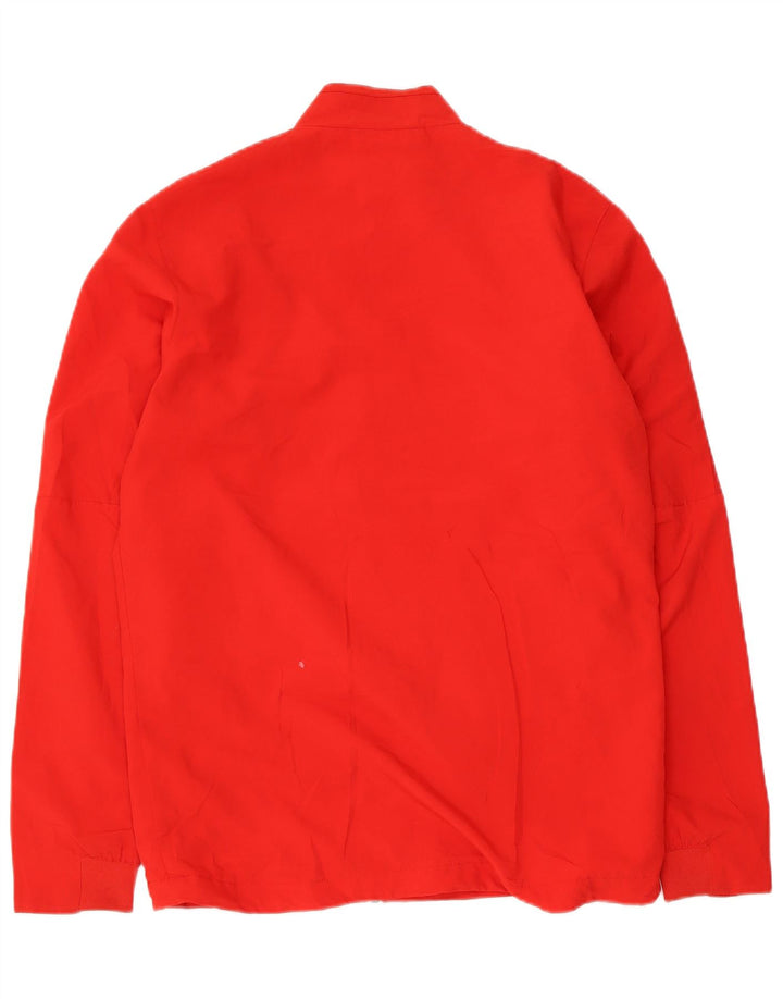 Nike Mens Dri Fit Tracksuit Top Jacket Medium Red Polyester