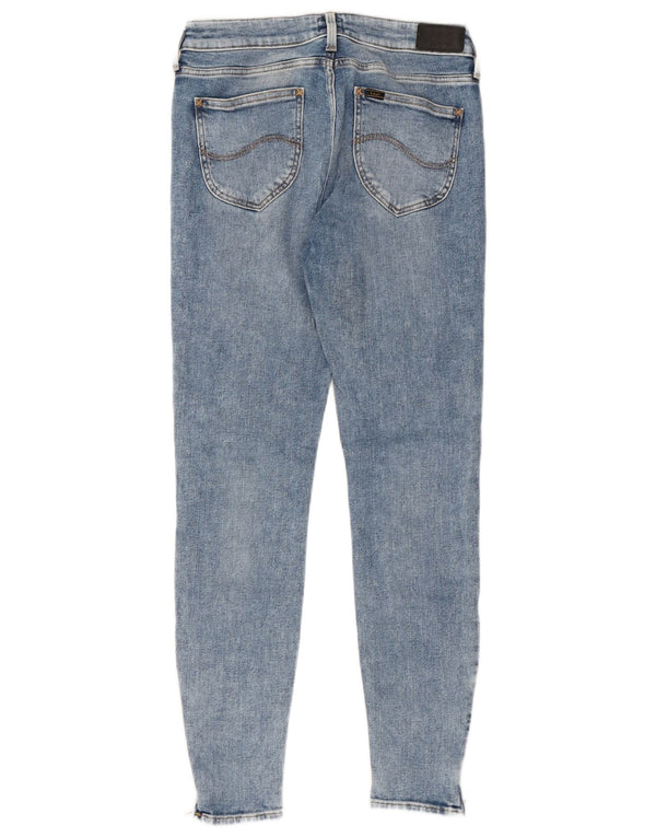 LEE Womens Scarlett Skinny Cropped Jeans W28 L27 Blue Cotton