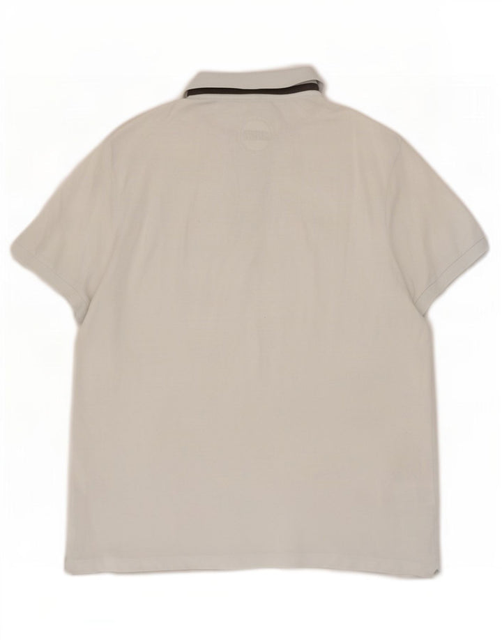 Colmar Mens Polo Shirt Large White Elastane