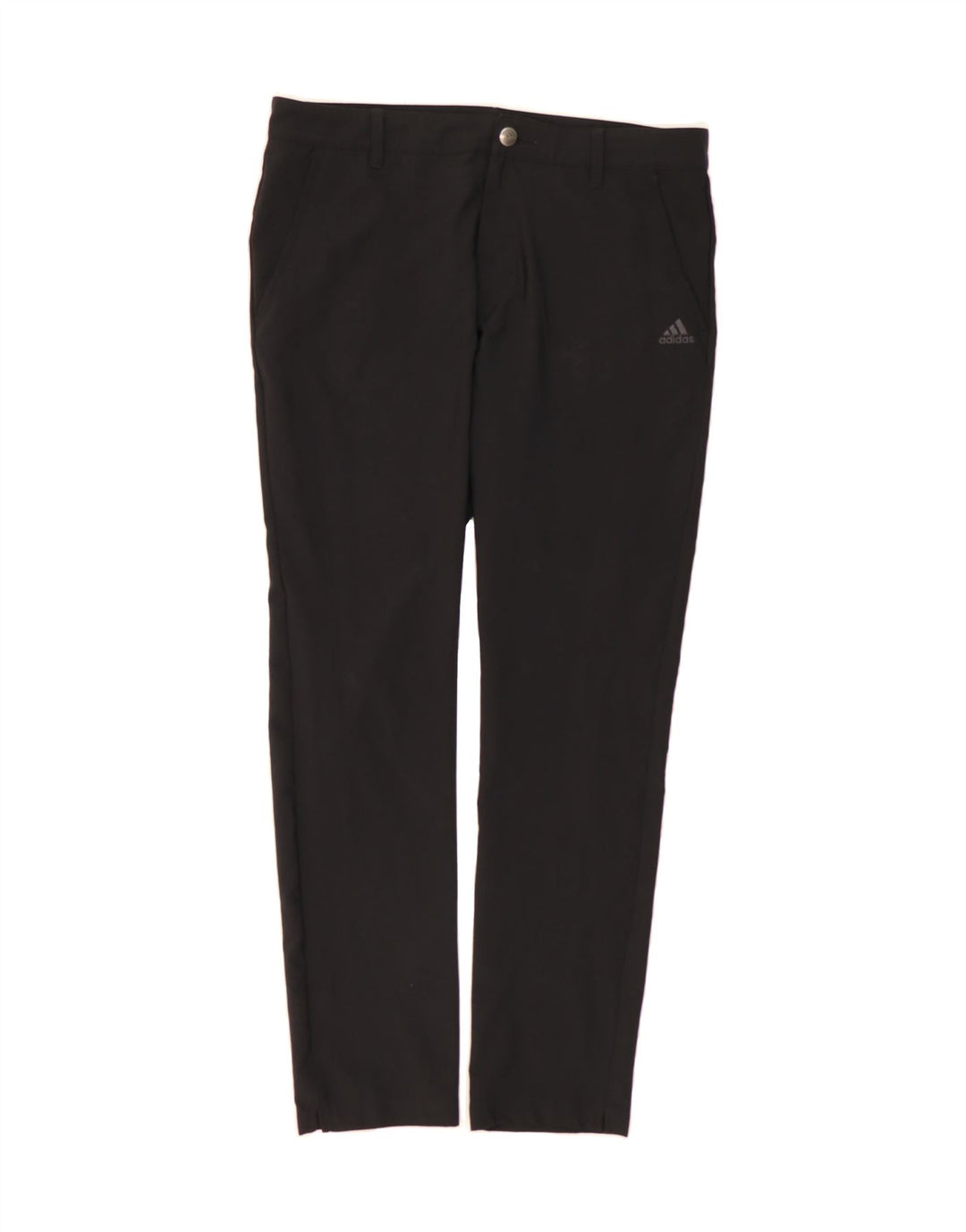 ADIDAS Mens Slim Chino Trousers W32 L32 Black Polyester Vintage Adidas and Second-Hand Adidas from Messina Hembry 