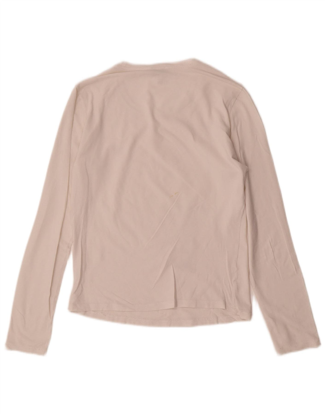 Armani Jeans Womens Top Long Sleeve UK 12 Medium White