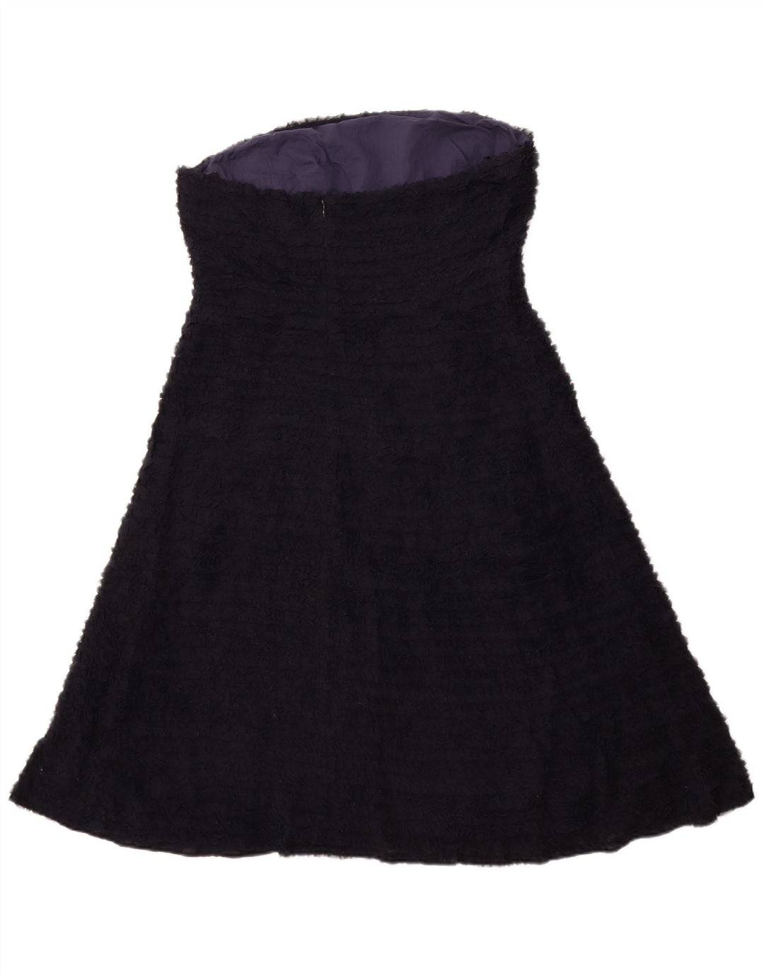 J. CREW Womens Strapless Dress UK 12 Medium Navy Blue