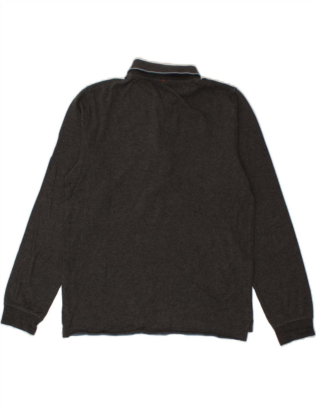 SUN68 Mens Long Sleeve Polo Shirt Small Grey Cotton Vintage Sun68 and Second-Hand Sun68 from Messina Hembry 