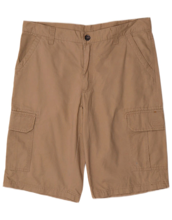 CAMARGUE Mens Cargo Shorts IT 52 XL W36 Beige Cotton