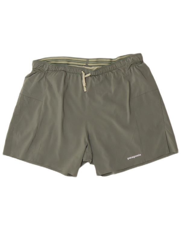 Patagonia Womens Sport Shorts UK 14 Large Khaki Polyester