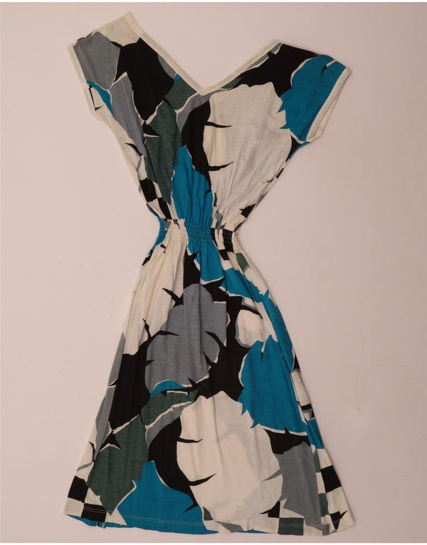 Vintage Womens Abstract Pattern A-Line Dress IT 42 Medium Multicoloured