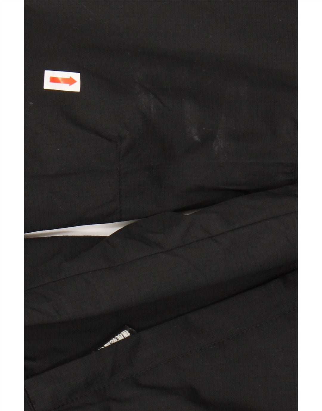 SUPERDRY Womens Hooded Windbreaker Jacket UK 12 Medium Black Nylon