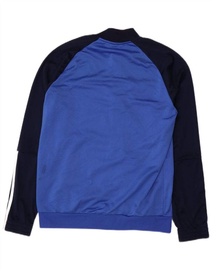 Adidas Mens Tracksuit Top Jacket Medium Navy Blue Colourblock