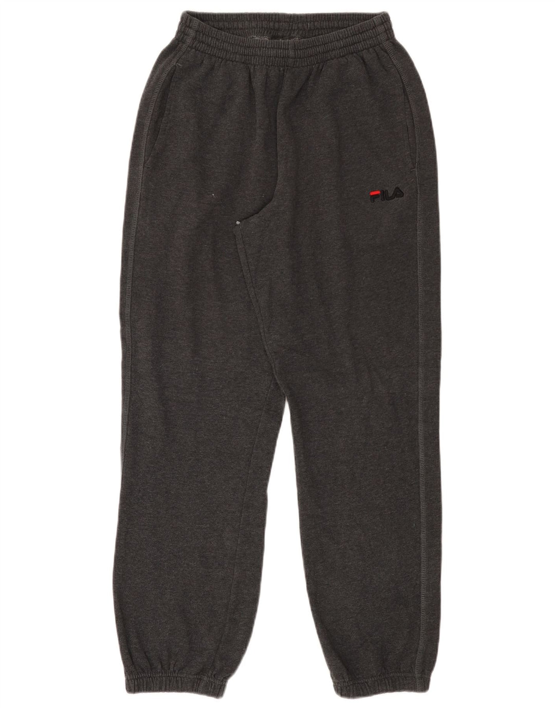 Fila Mens Tracksuit Trousers Joggers Small Grey Cotton