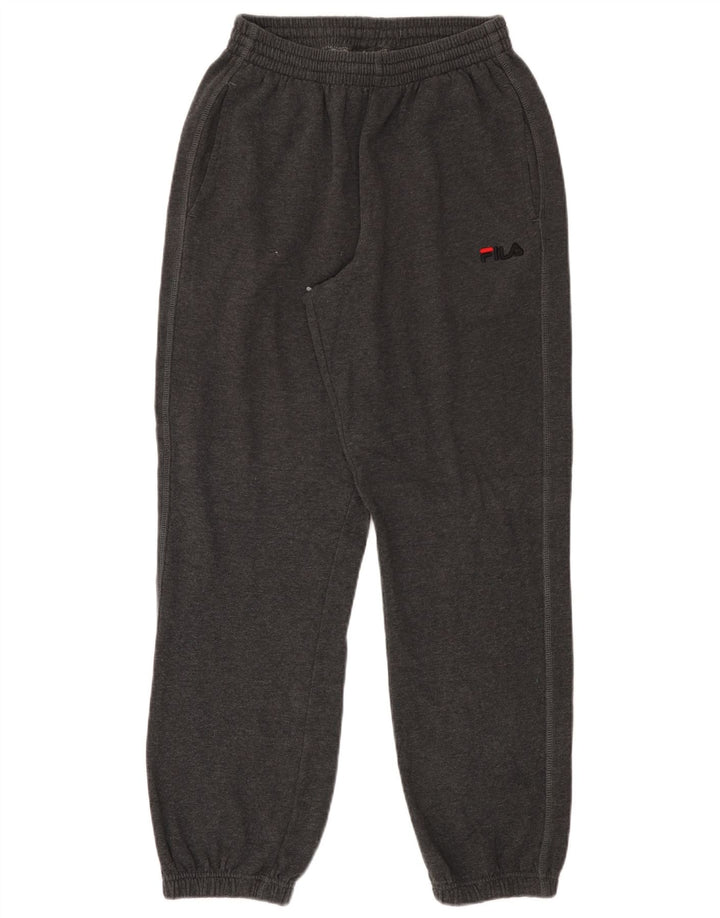 Fila Mens Tracksuit Trousers Joggers Small Grey Cotton