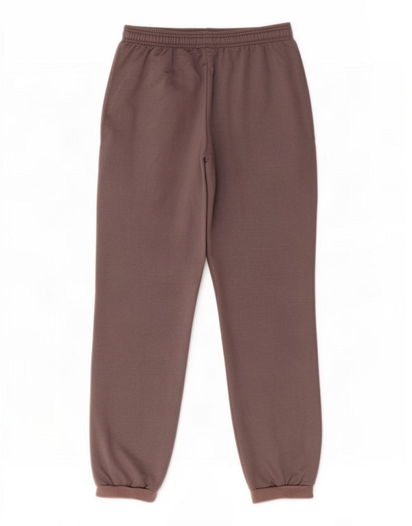 Asics Womens Graphic Tracksuit Trousers Joggers UK 14 Medium Grey Polyester