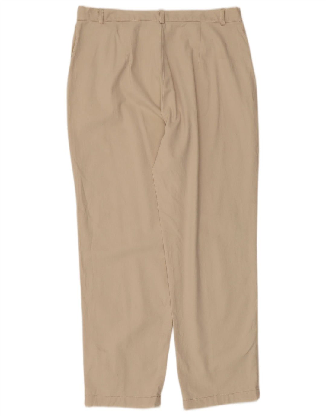 Dockers Womens High Waist Casual Trousers US 14 XL W34 L27 Beige Cotton